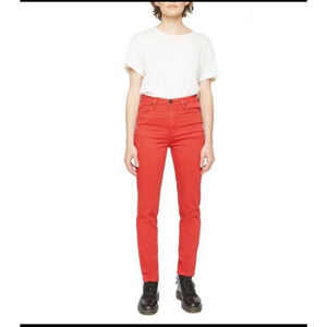 Sandrine Rose Hi Skinny Jeans in Red - 25
